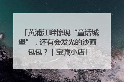 黄浦江畔惊现“童话城堡”，还有会发光的沙画包包？｜宝藏小店