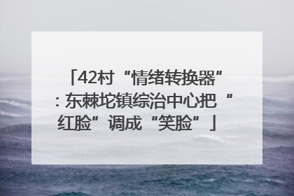 42村“情绪转换器”：东棘坨镇综治中心把“红脸”调成“笑脸”